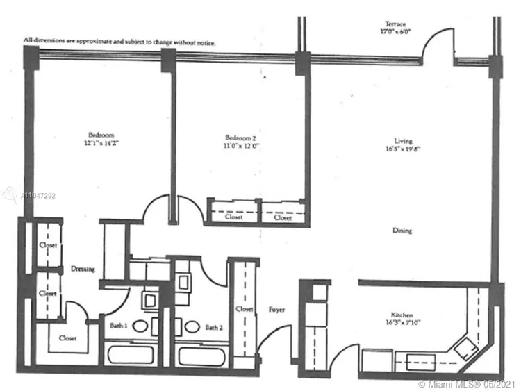 Brickell Bay Tower #1109 image #32