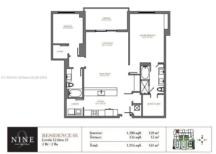 Nine at Mary Brickell Village #3305 image #30