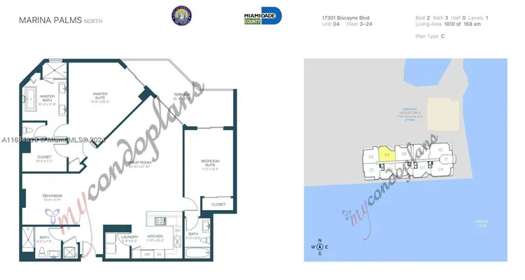 Marina Palms Yacht Club and Residences North Tower #304 image #35