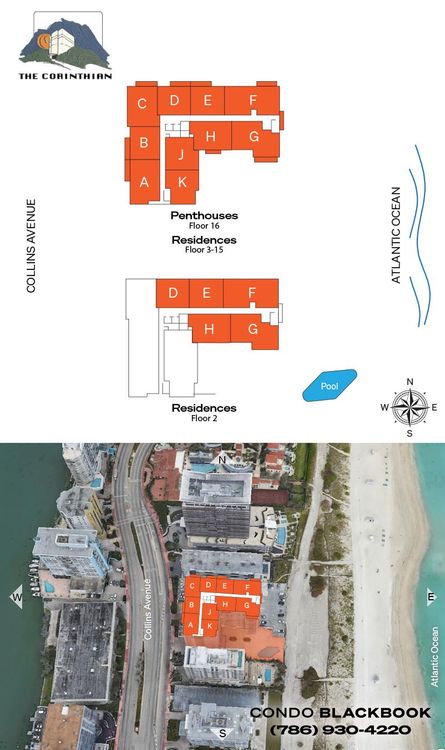 Corinthian Condo floorplans