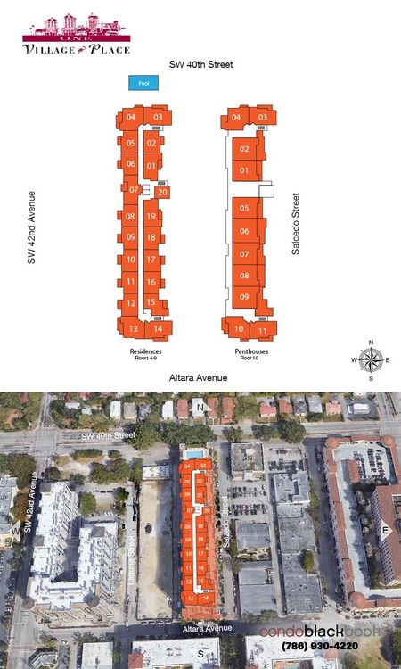 One Village Place floorplans