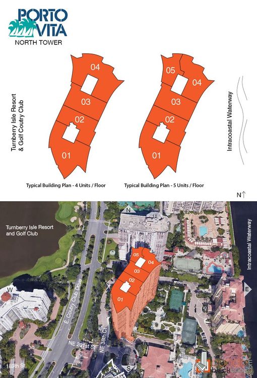 Porto Vita North Tower floorplans