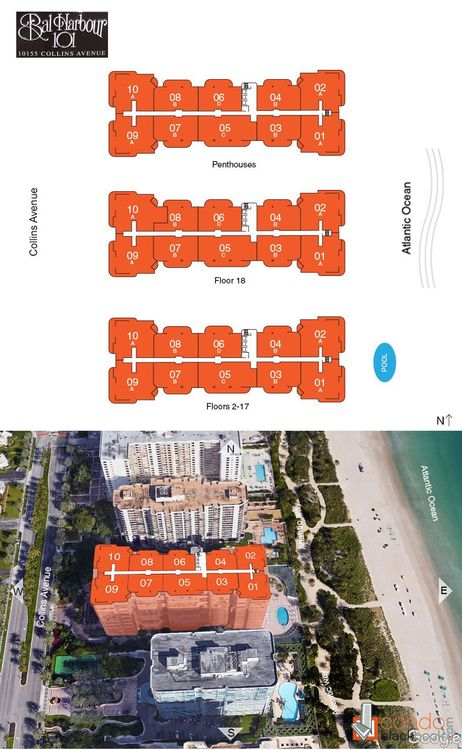 Bal Harbour 101 floorplans