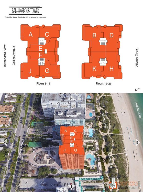 Bal Harbour Tower floorplans