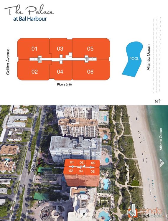 Palace at Bal Harbour floorplans
