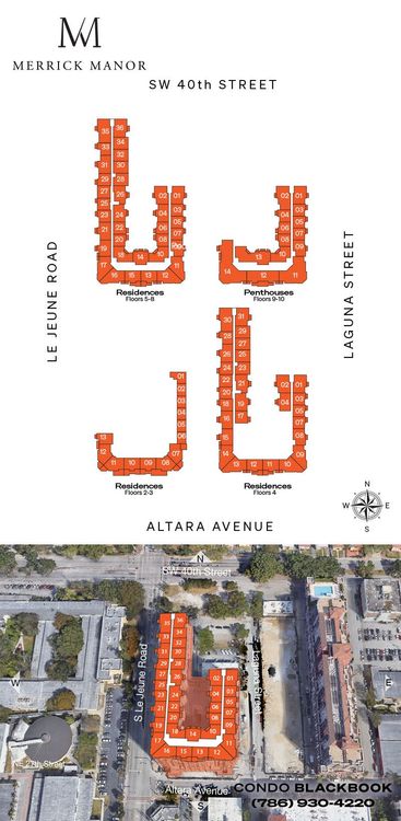 Merrick Manor floorplans