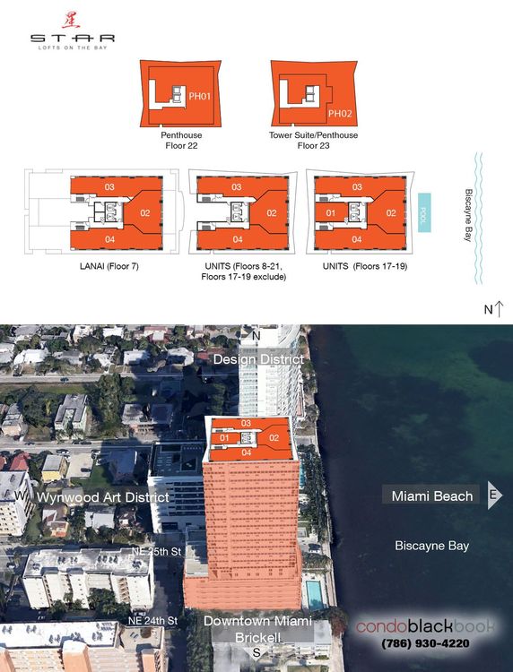 Star Lofts floorplans