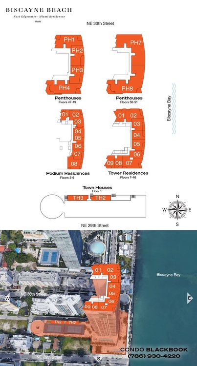 Biscayne Beach floorplans