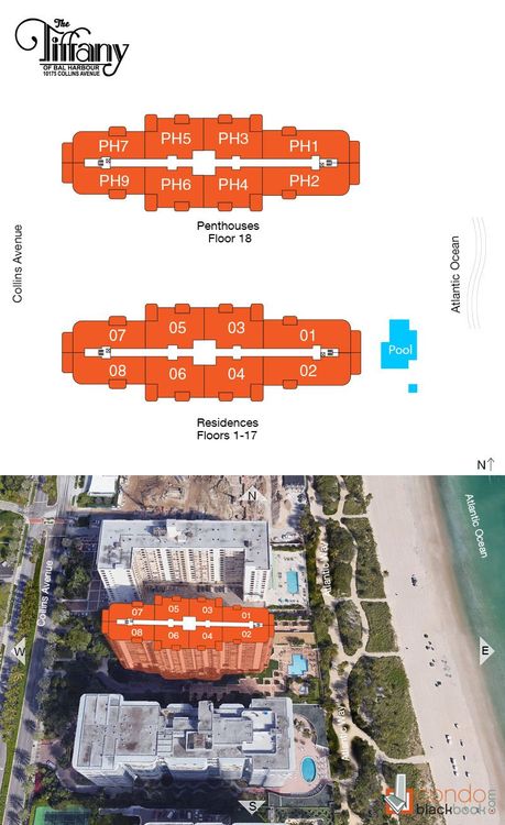 The Tiffany floorplans