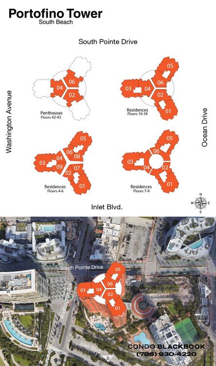 Portofino Tower floorplans