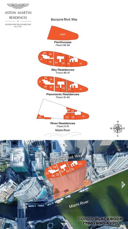 Aston Martin Residences floorplans