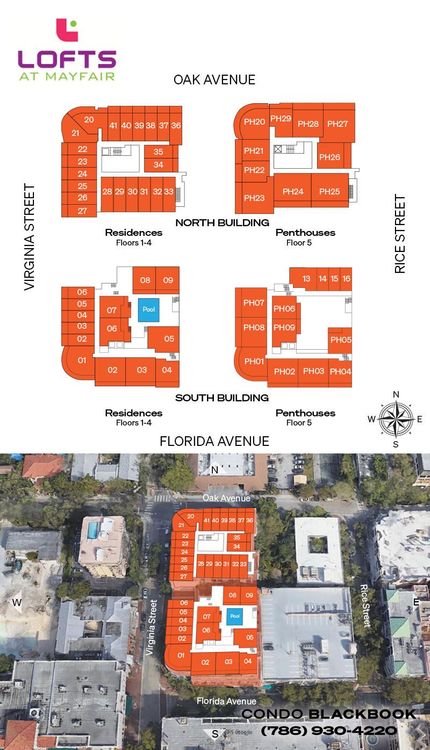 Lofts at Mayfair floorplans