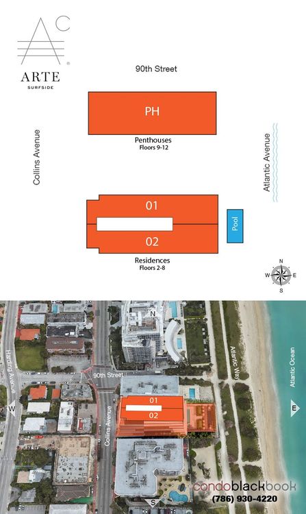 Arte by Antonio Citterio floorplans