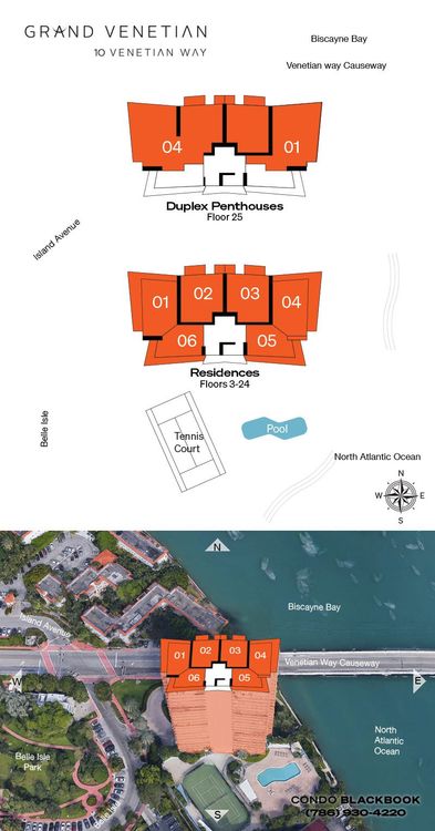Grand Venetian floorplans