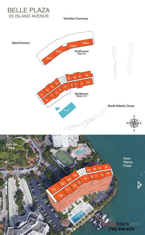 Belle Plaza floorplans