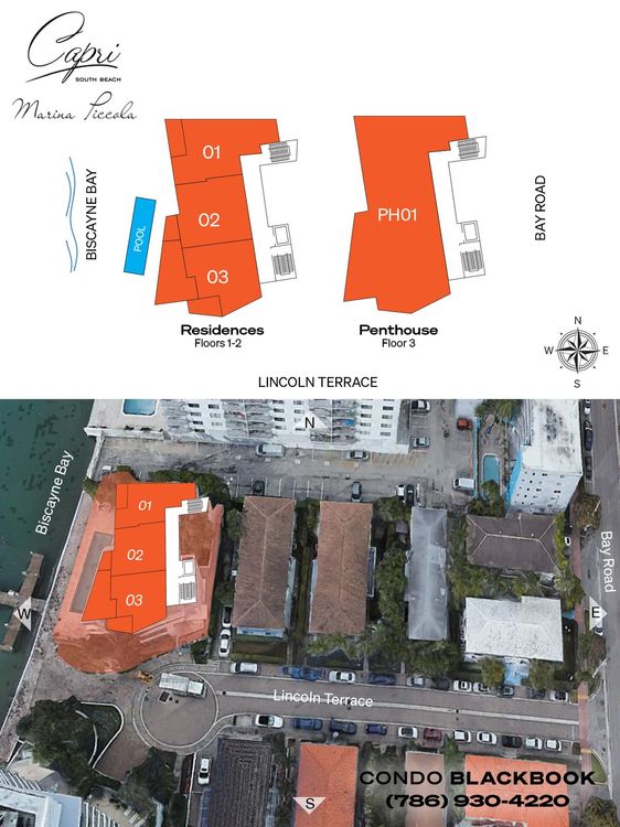 Capri Marina Piccola floorplans