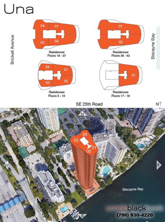 Una floorplans
