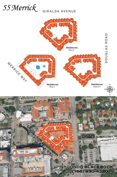 55 Merrick floorplans