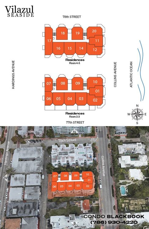 Vilazul Seaside Lofts floorplans
