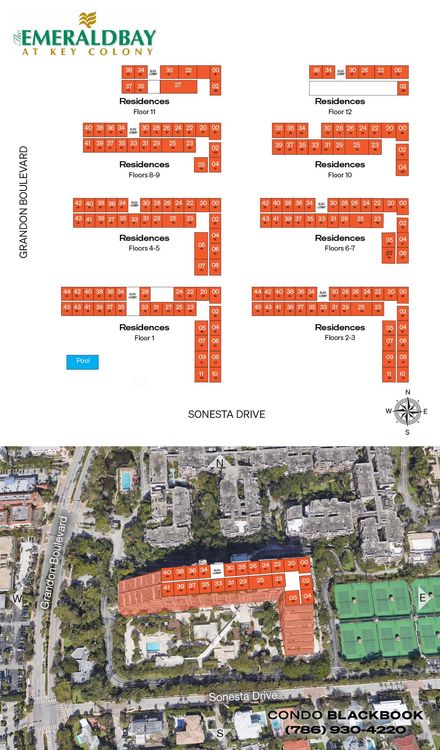 Key Colony III Emerald Bay floorplans