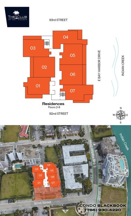 The Club at Bay Harbor floorplans