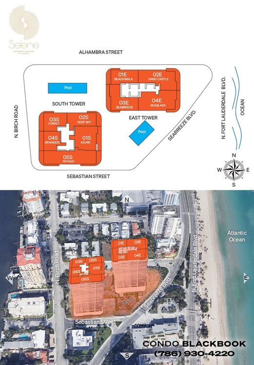 Selene Oceanfront Residences floorplans