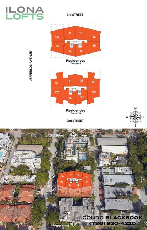 Ilona Lofts floorplans