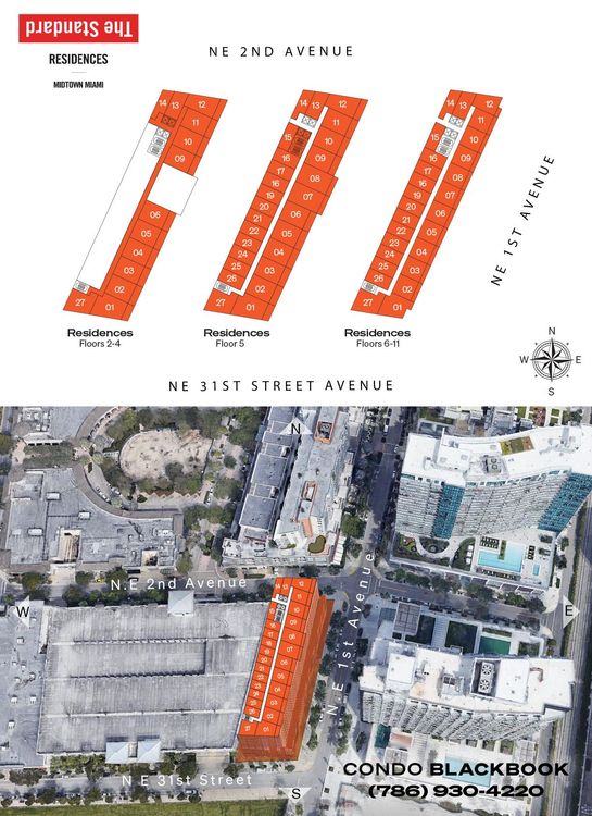 The Standard floorplans
