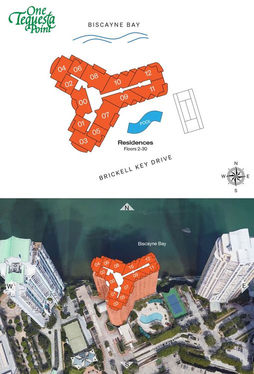 One Tequesta Point floorplans