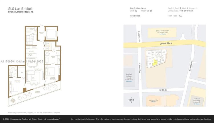 SLS Lux Brickell #2102 image #39