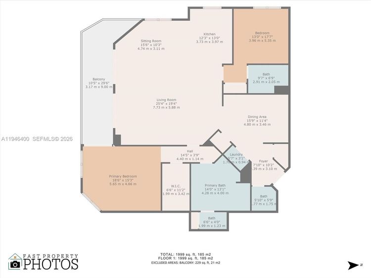 Marina Palms Yacht Club and Residences North Tower #2301 image #68