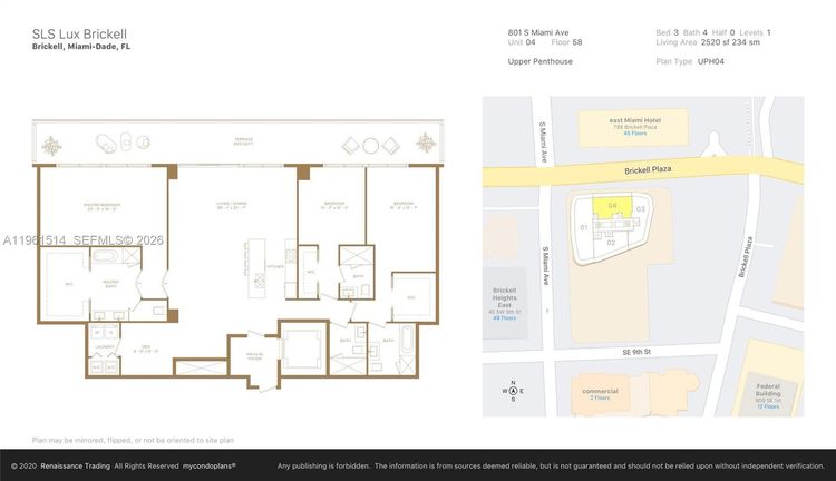 SLS Lux Brickell #5804 image #64