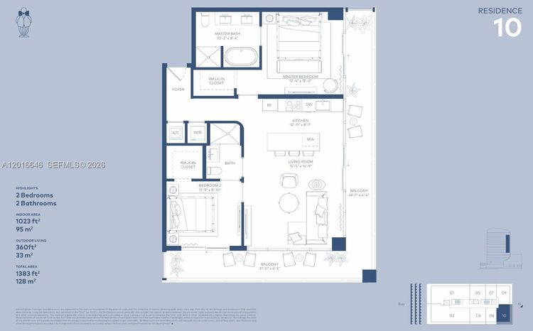Mr. C Residences Bayshore Tower #1710 image #47
