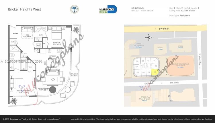 Brickell Heights West Tower #2703 image #38