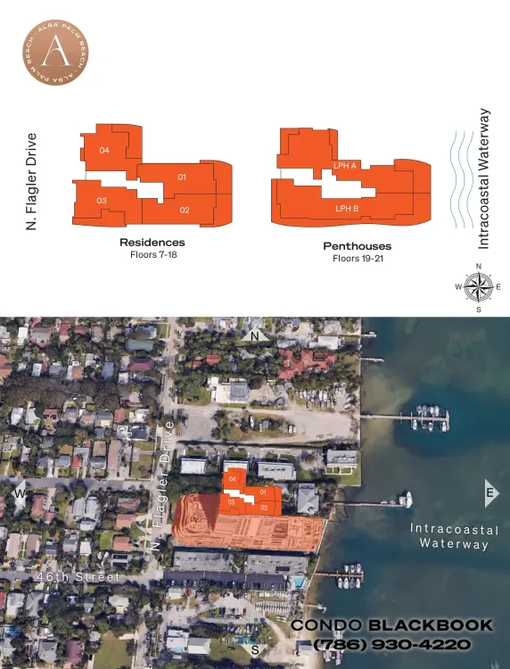 Alba Palm Beach floorplans