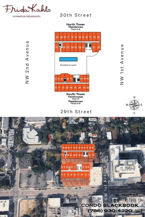 Frida Kahlo Wynwood Residences floorplans