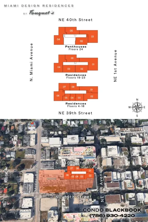 Miami Design Residences floorplans