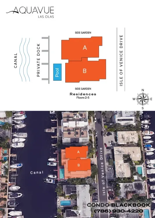 AquaVue Las Olas floorplans