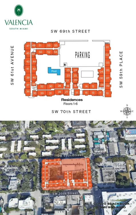 Valencia South Miami floorplans